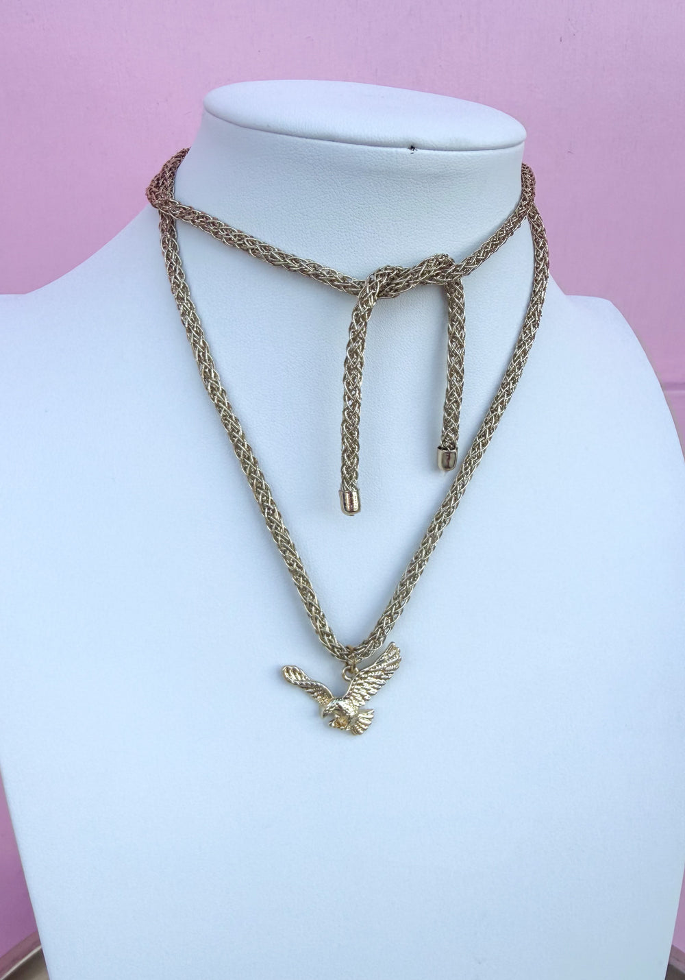Caroline Hill | Corie Cord Necklace - Eagle