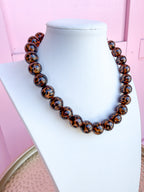 LOVE LEMON LANE | Chunky Leopard Acrylic Beaded Necklace