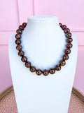 LOVE LEMON LANE | Chunky Leopard Acrylic Beaded Necklace