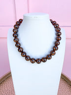 LOVE LEMON LANE | Chunky Leopard Acrylic Beaded Necklace