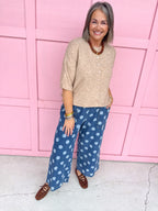 Easy Choice Bell Sleeve Cardigan - Heather Mocha