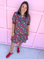 Mary Square | Daphne Dress - Painted Tapestry