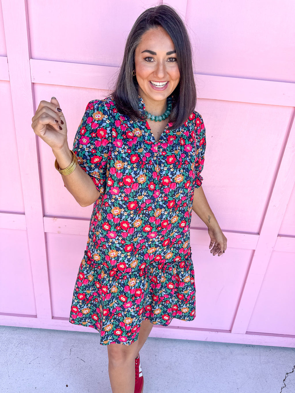 Mary Square | Daphne Dress - Painted Tapestry