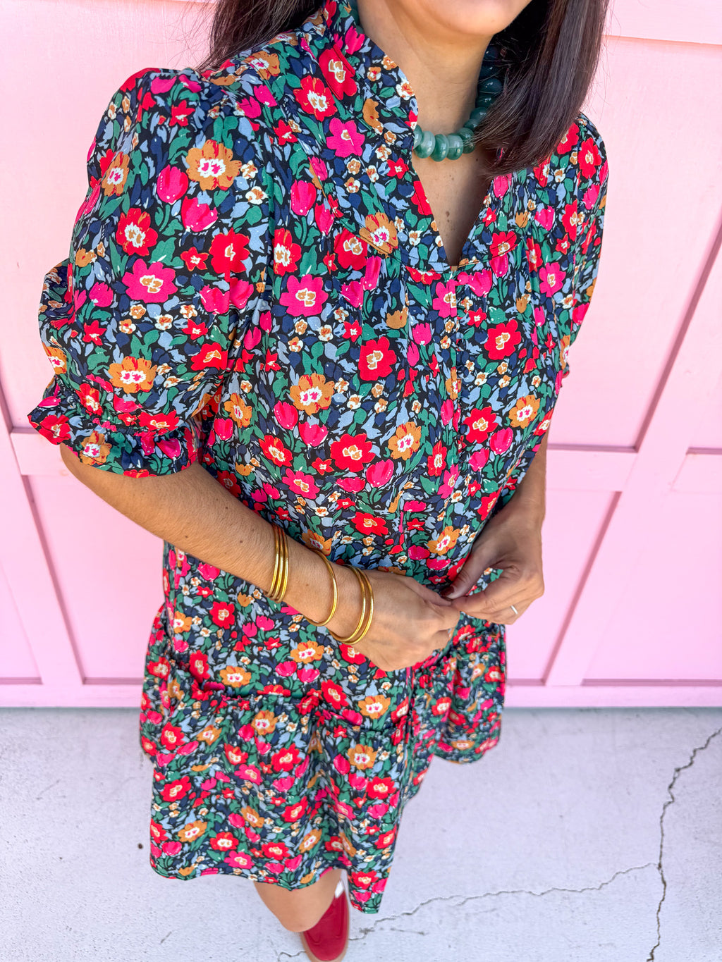Mary Square | Daphne Dress - Painted Tapestry