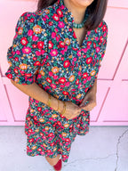 Mary Square | Daphne Dress - Painted Tapestry