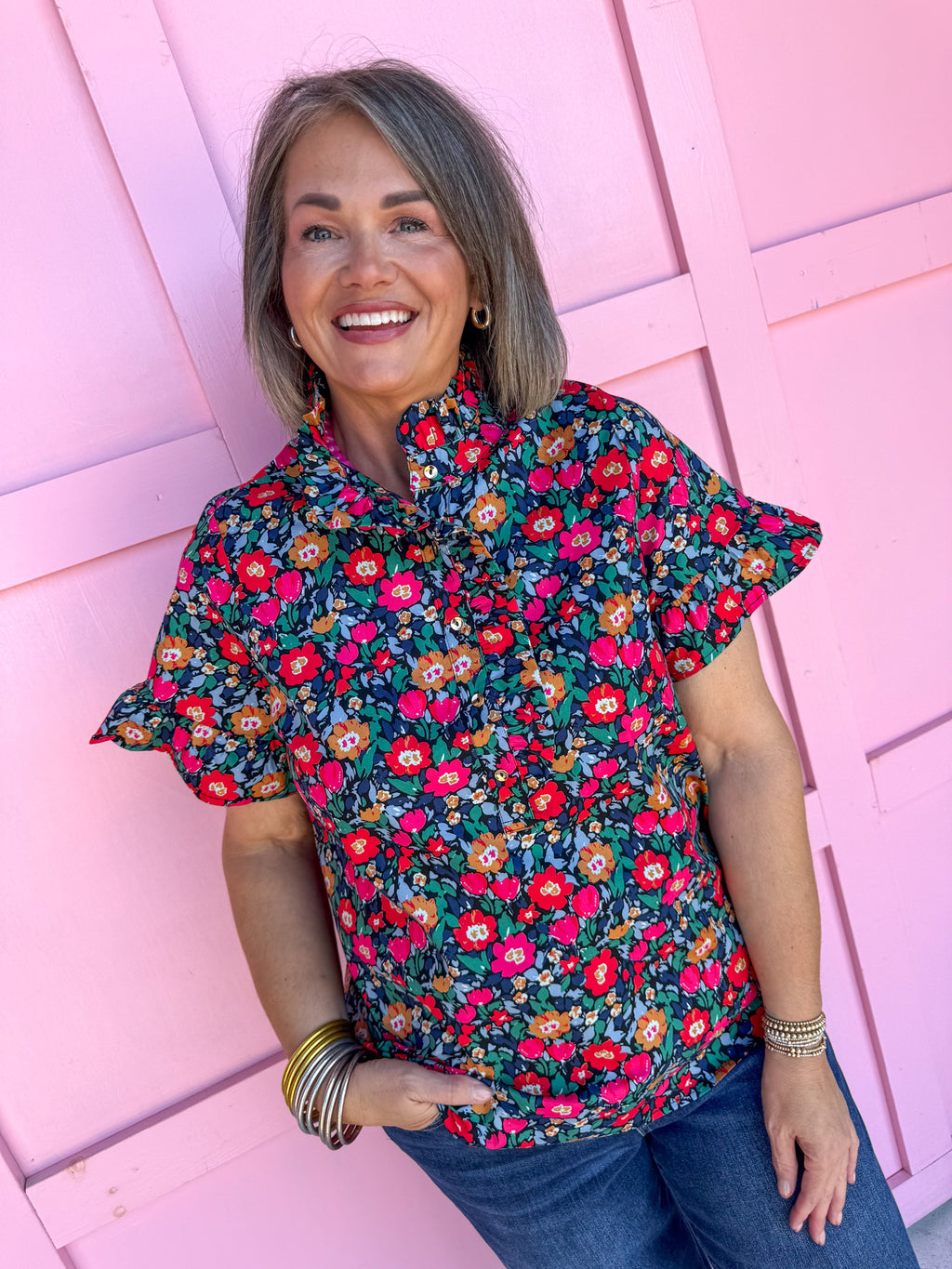 Mary Square | Kate Top - Painted Tapestry