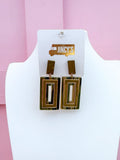 Timeless Tales Earrings - Olive