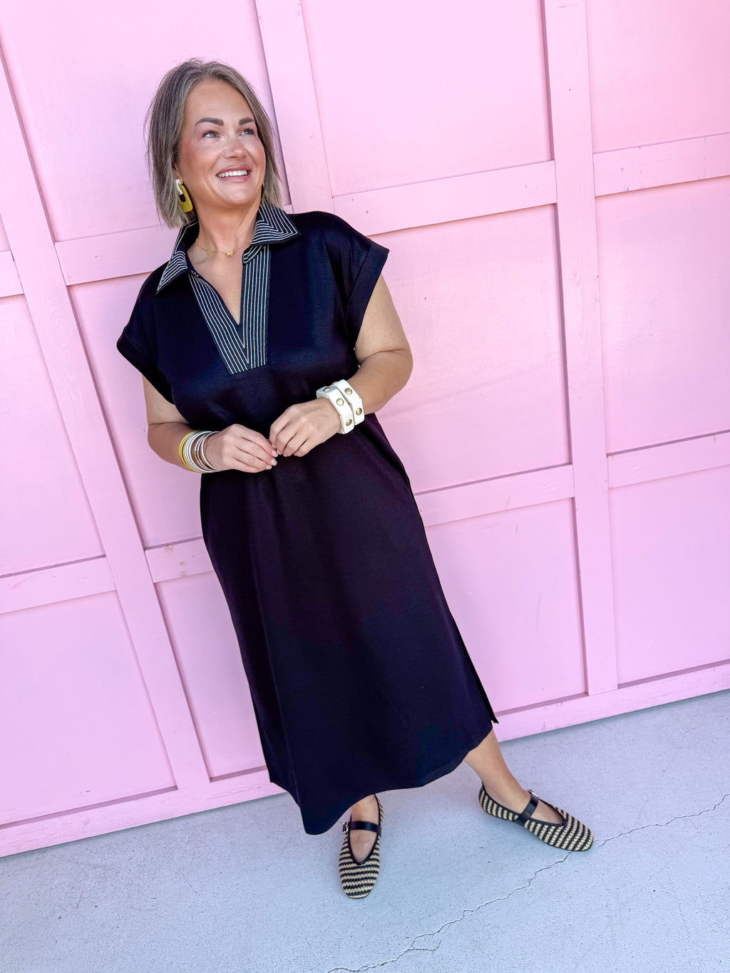 Chic Staple Dress - Black