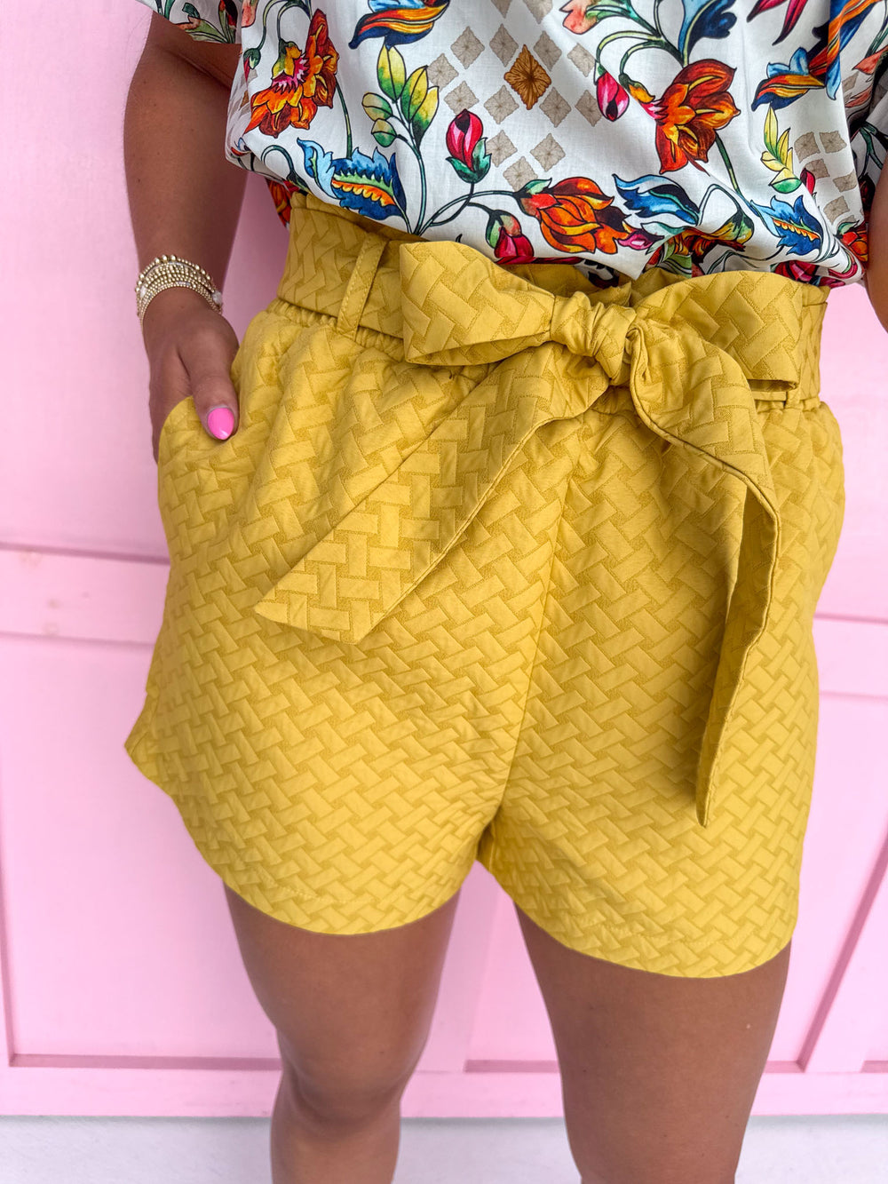 Small Town Shorts - Mustard