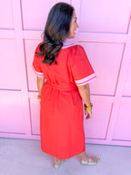 THML | All Is Well Dress - Orange