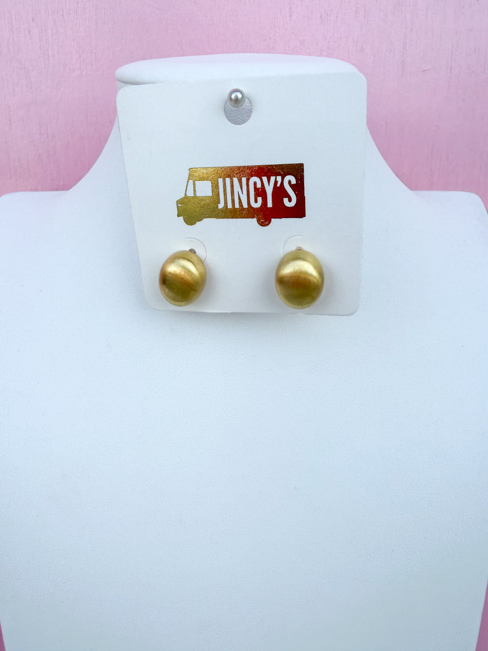 Oval Charm Earrings