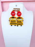 Bus Beaded Earrings