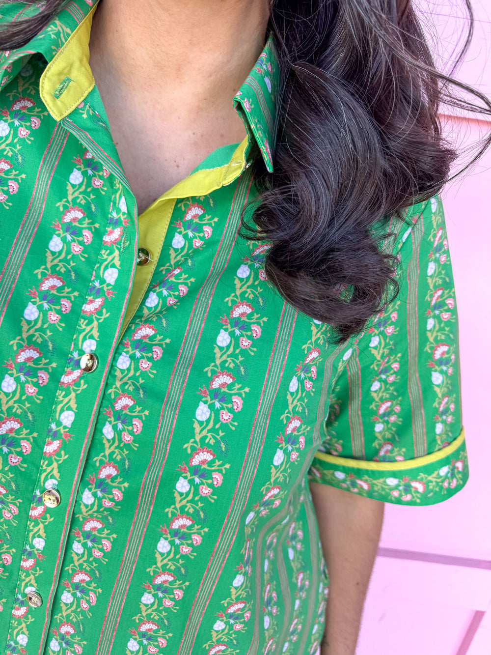 Jincy's Women's Boutique Spring Styles Green Floral Mini Dress