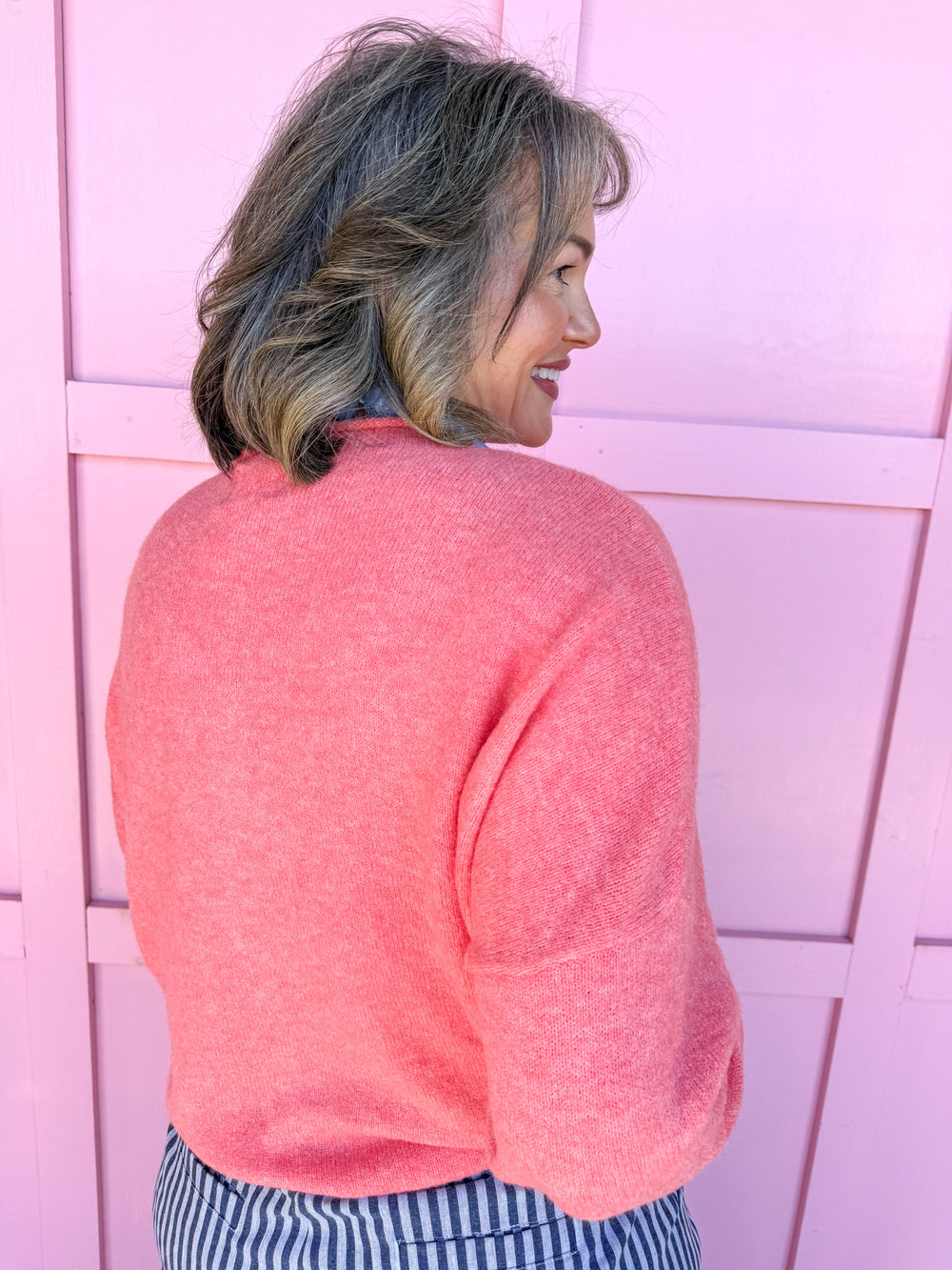 Piper Cardigan - Peach