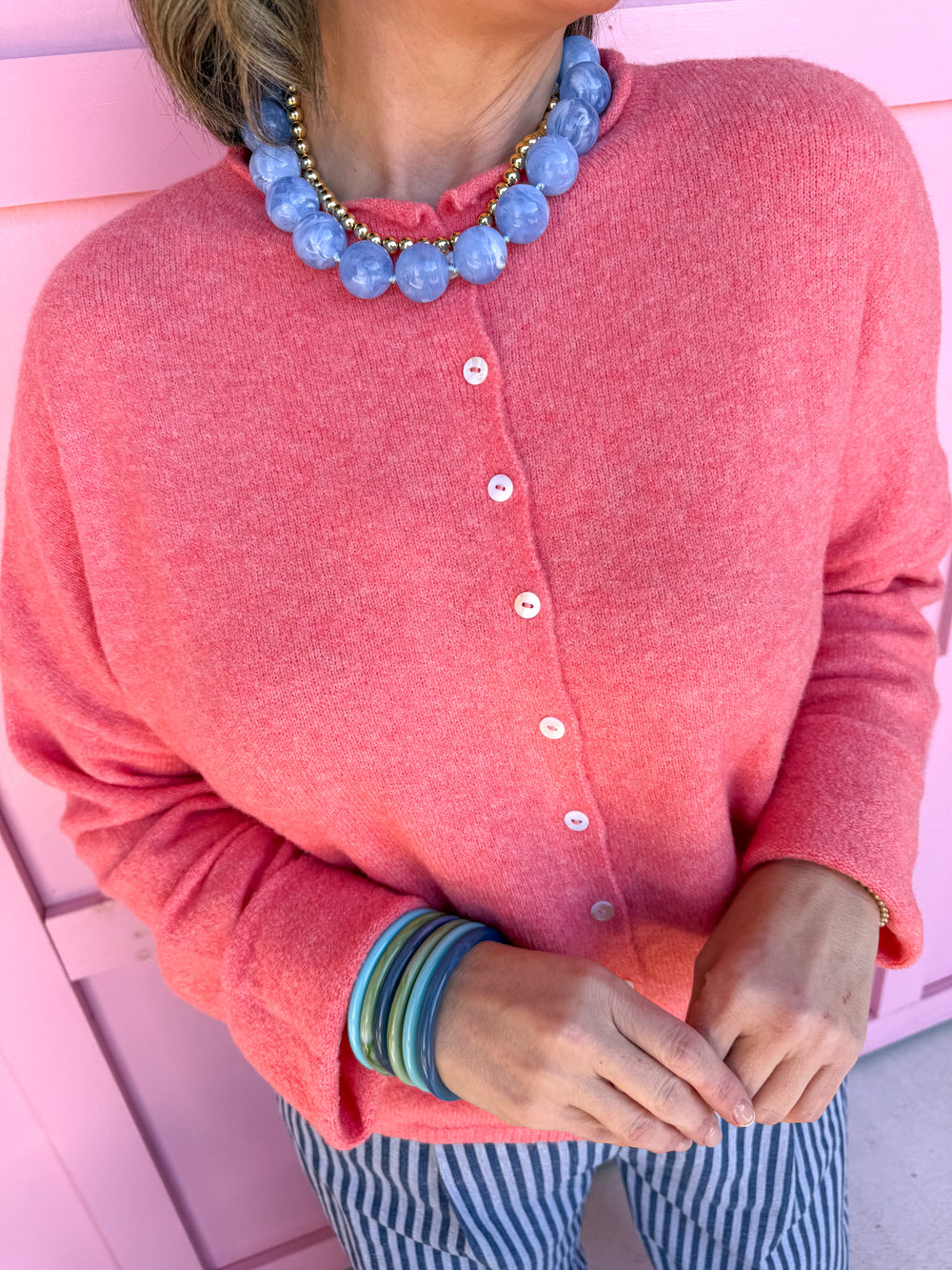 Piper Cardigan - Peach