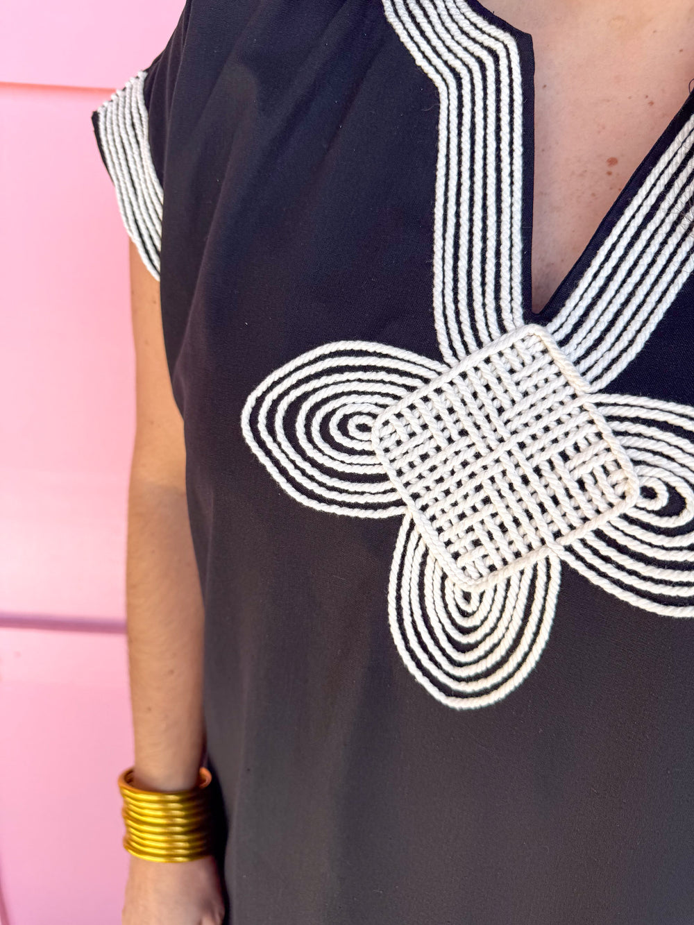 Jincy's Women's Boutique Sunday Best Dress in Black Midi Dress with Split Hem