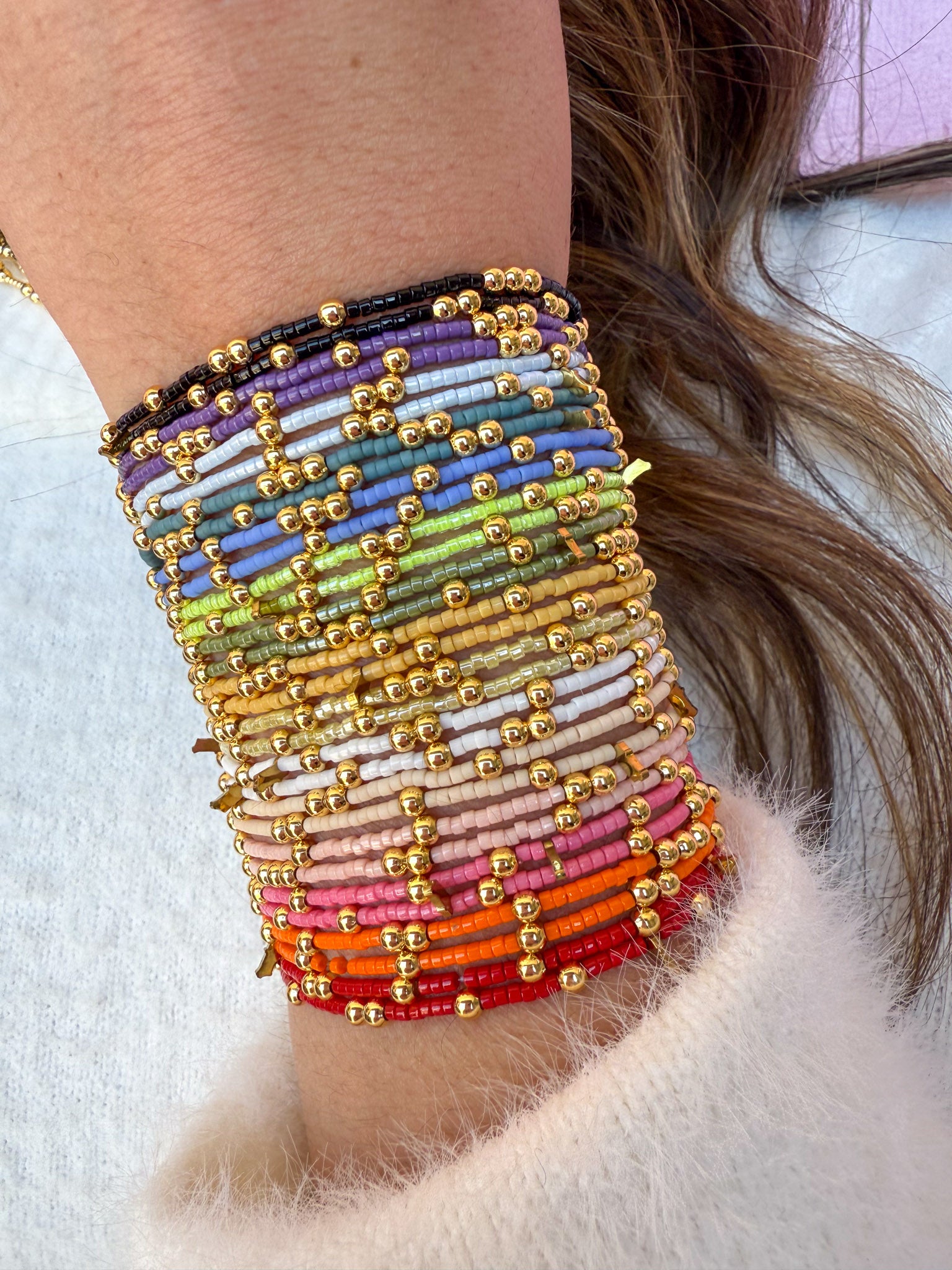 Jincy’s | Nina - 18k Gold Bead Bracelet