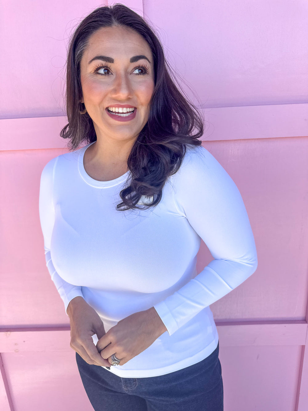 Sweet Fit Crewneck - White