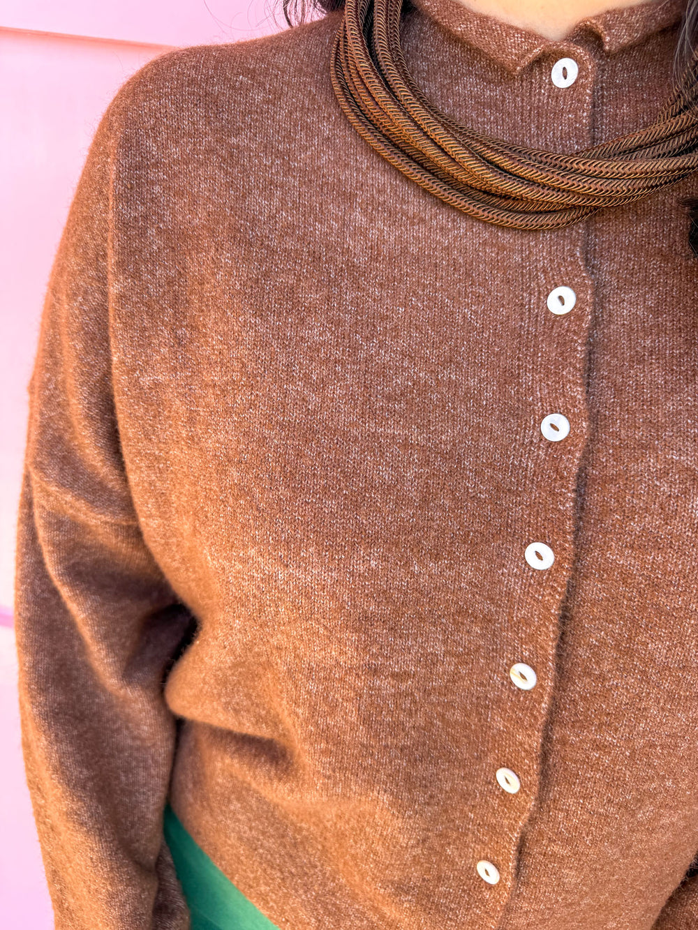 Piper Cardigan - Brown