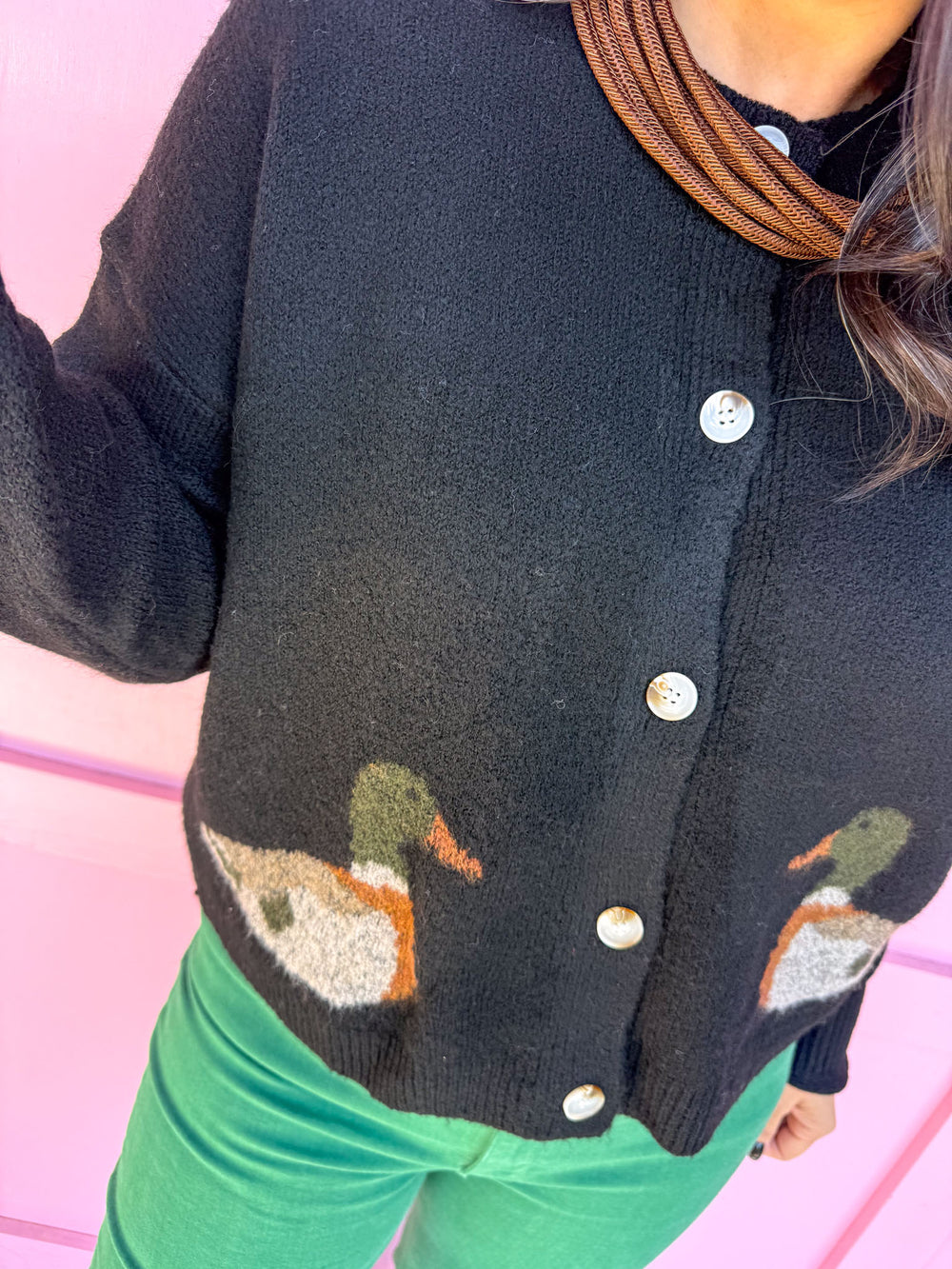 Delta Drift Cardigan - Black