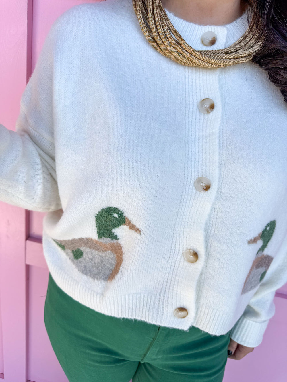 Delta Drift Cardigan - Ivory