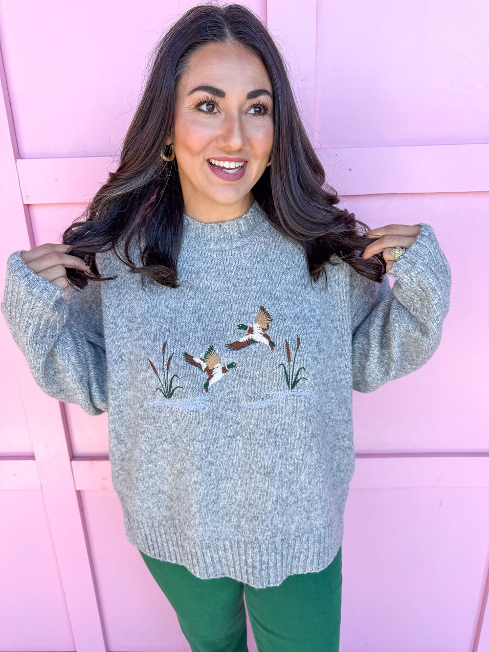 Flock Together Sweater - Grey