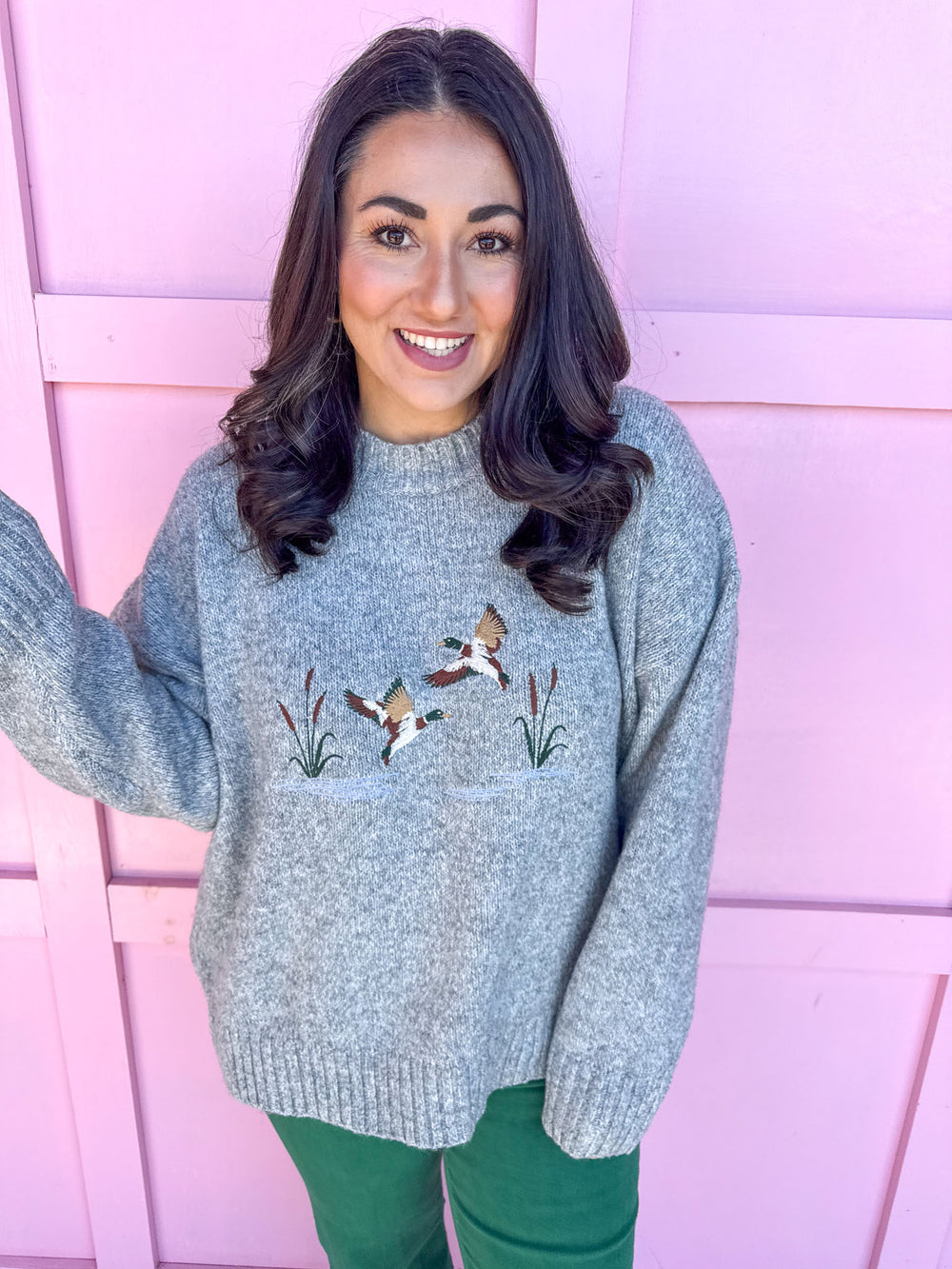 Flock Together Sweater - Grey