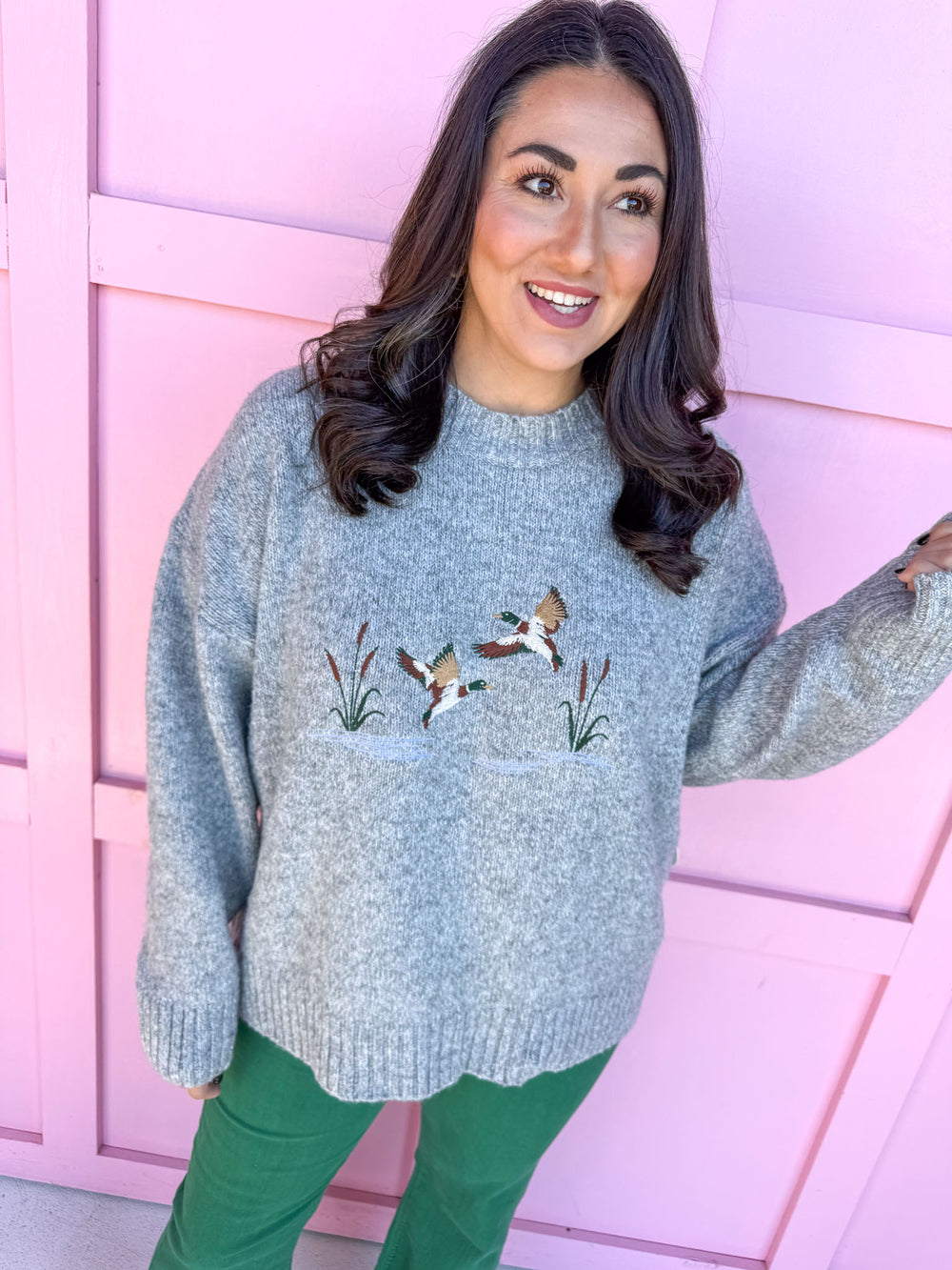 Flock Together Sweater - Grey