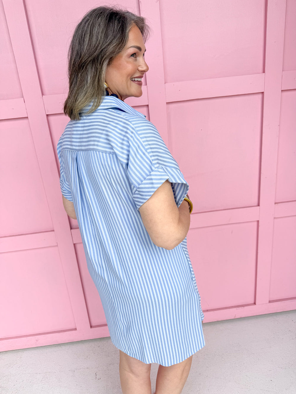 Buttoned & Breezy Dress