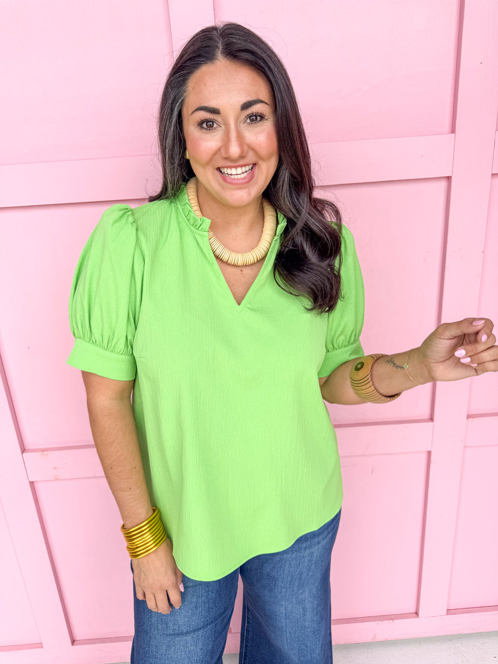 Green Apple Gal Top
