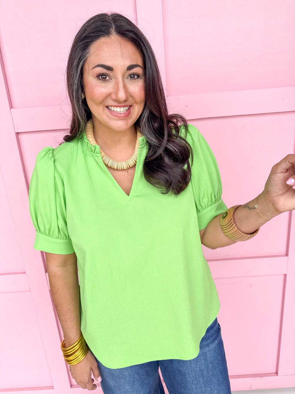 Green Apple Gal Top