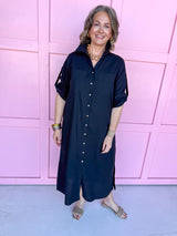 Classic Go To Dress - Black