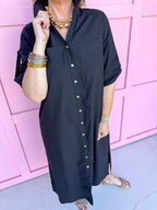 Classic Go To Dress - Black