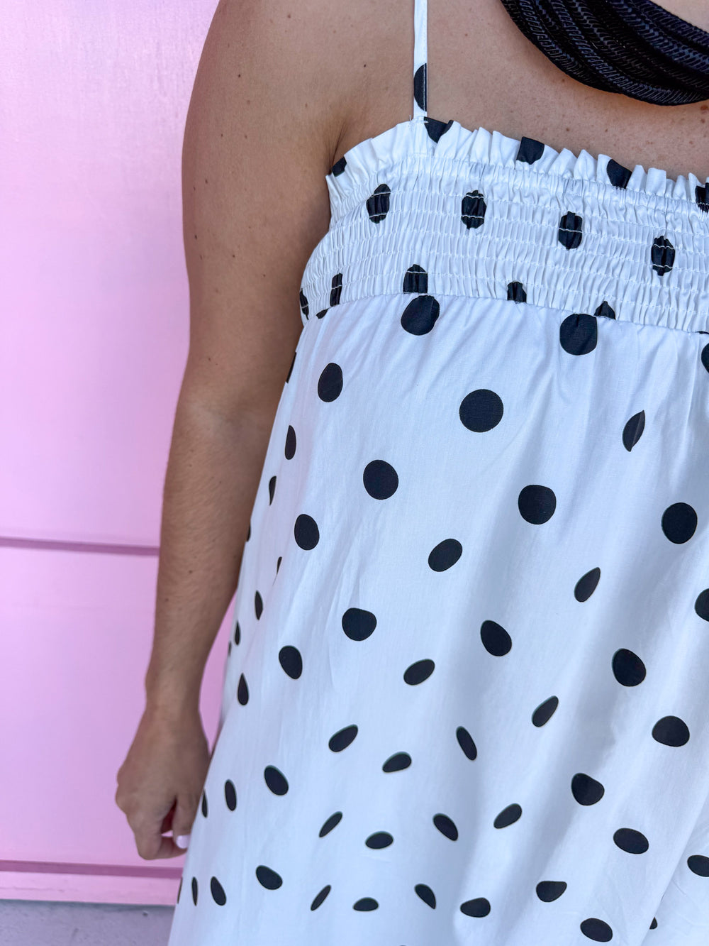 Effortlessly Spotted Dress