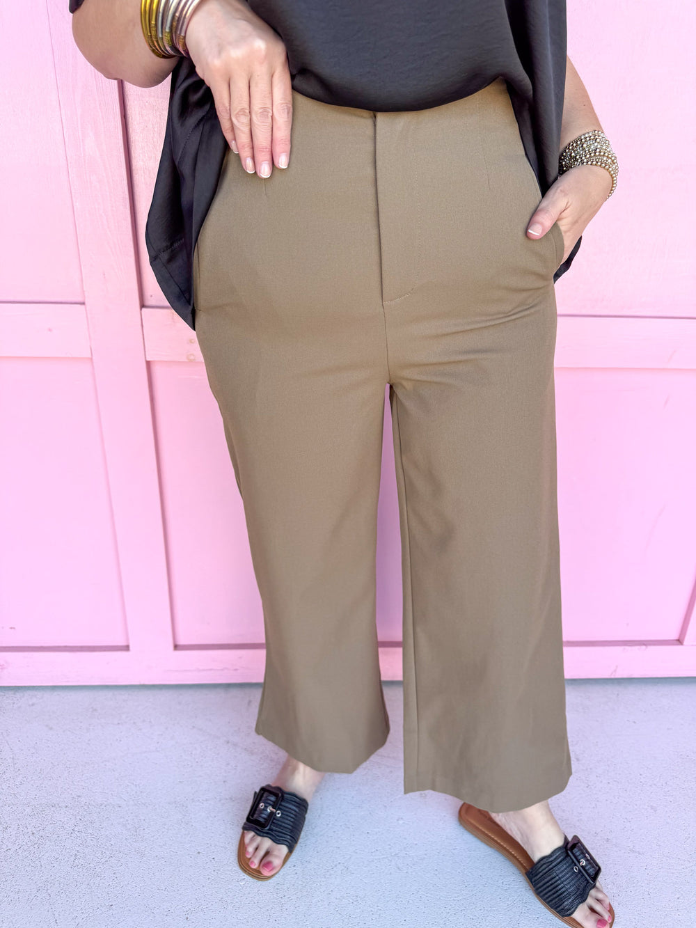 Own The Day Pants - Mocha