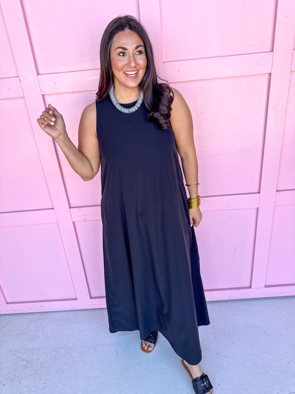 Bright Side Dress - Black