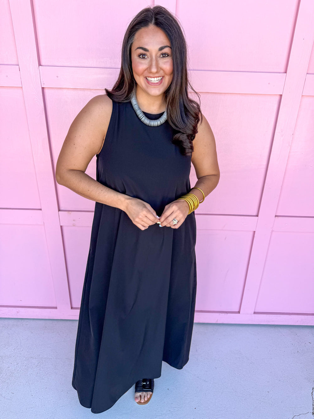 Bright Side Dress - Black