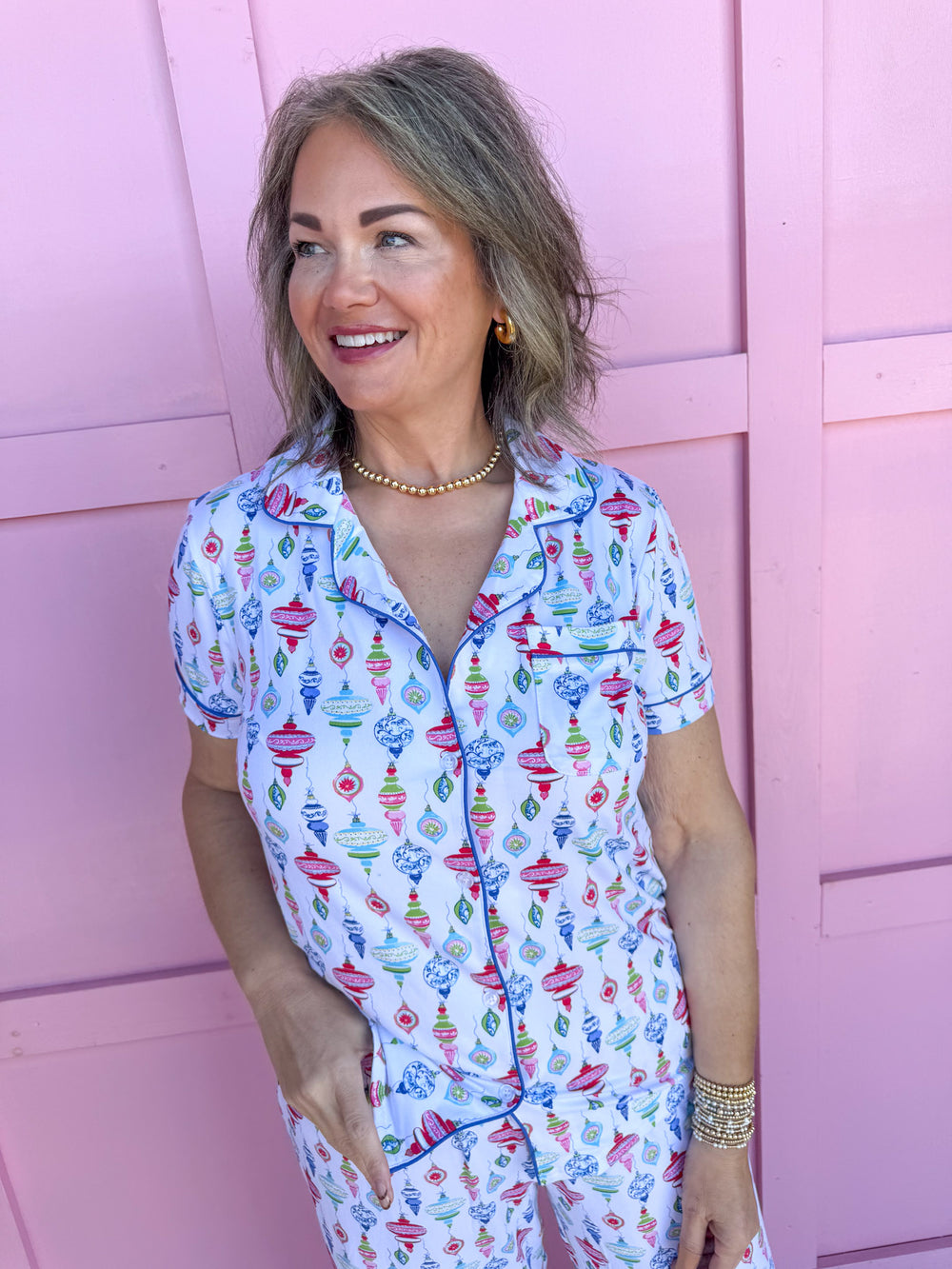 Women's Whimsical Wonders Short Sleeve Pajama Set