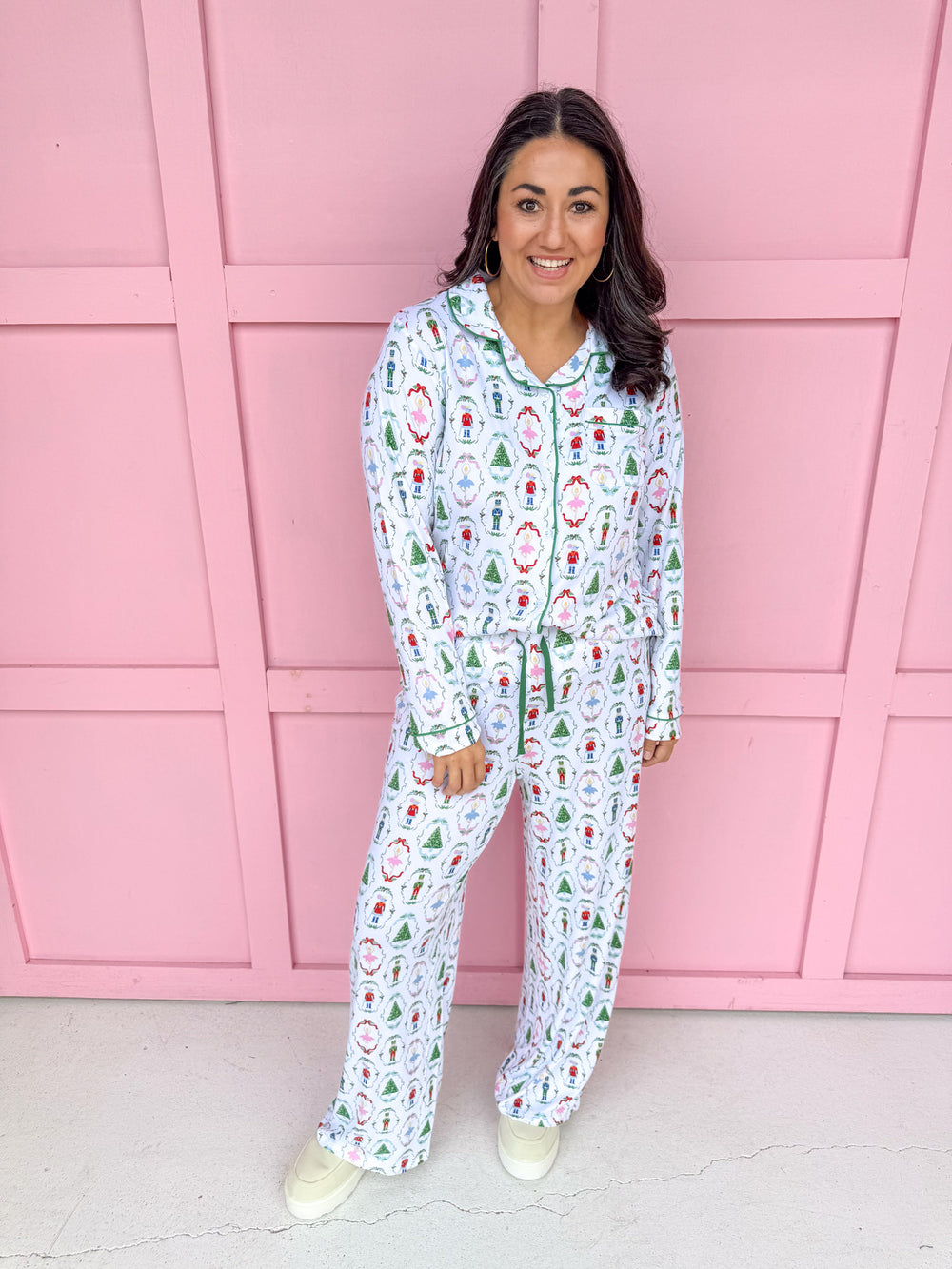 Women's Nutcracker Waltz Long Sleeve Pajama Set