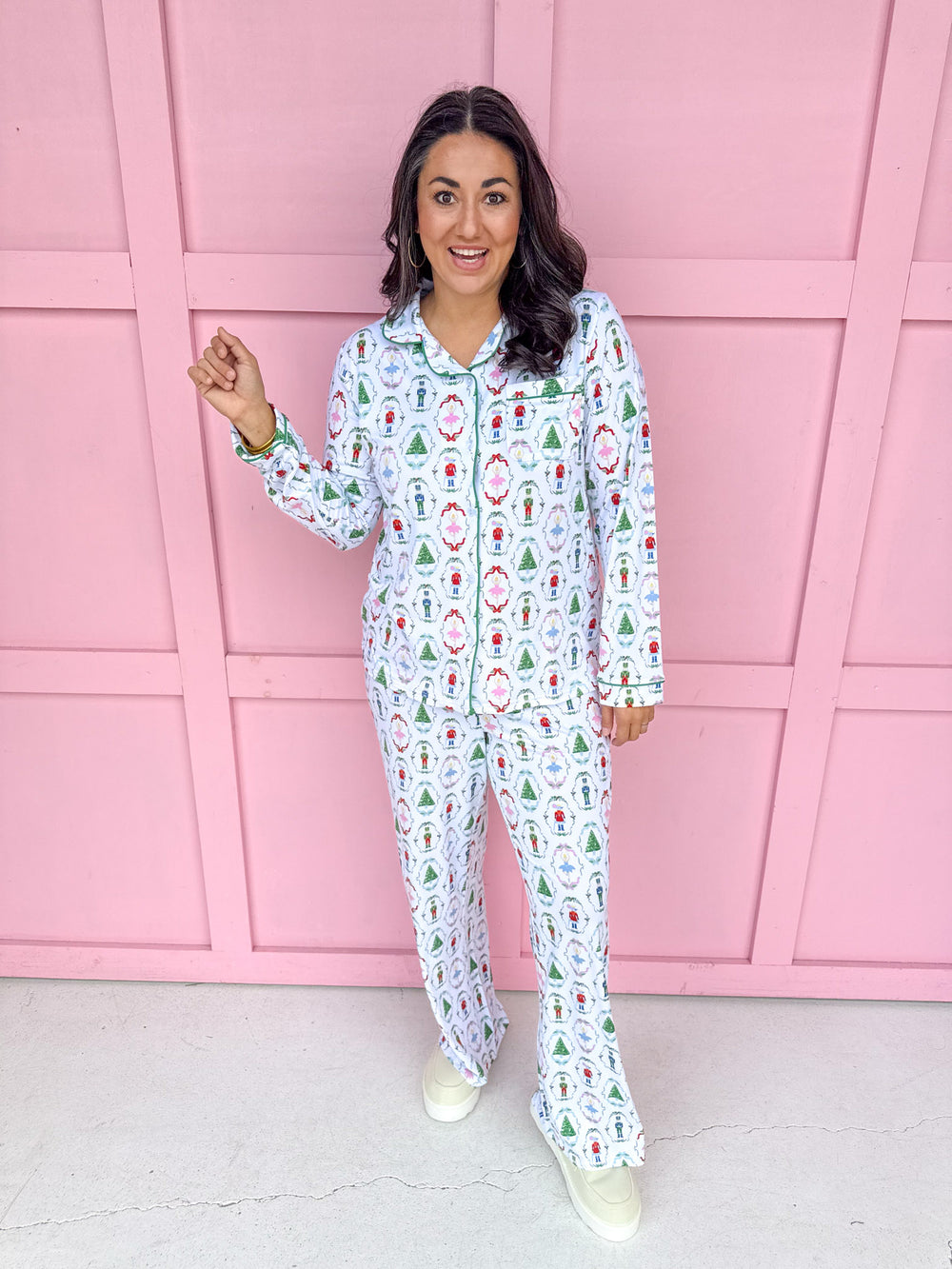 Women's Nutcracker Waltz Long Sleeve Pajama Set