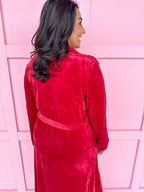 Classic Harbin Robe - Dark Red