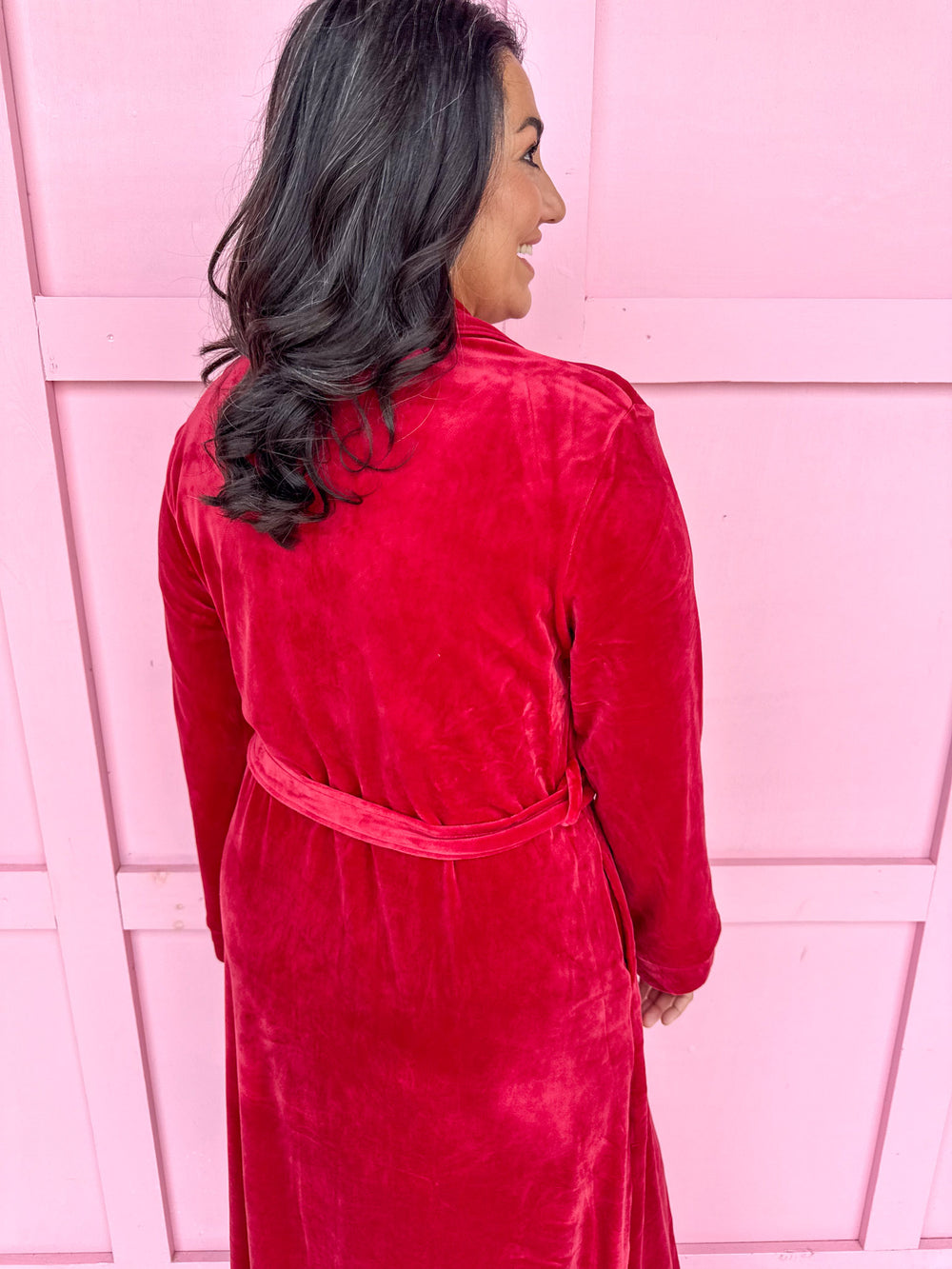 Classic Harbin Robe - Dark Red