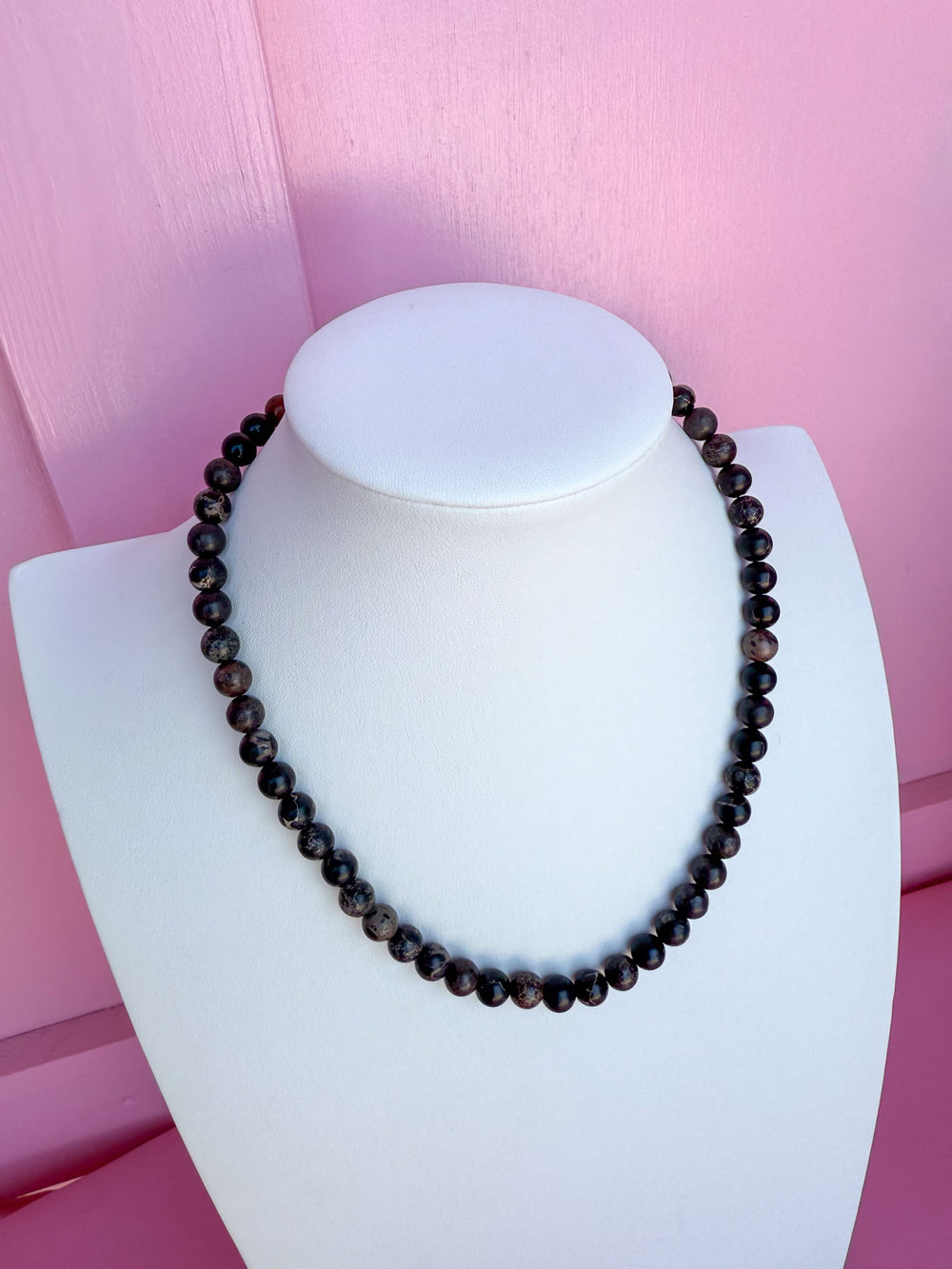 Hart Designs | Assorted Glass Bead Necklaces black beads clasp closure womens accessories Jincy's