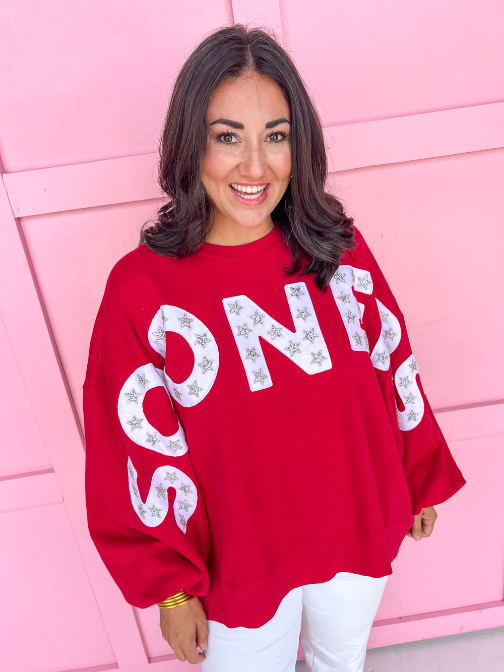 Stewart Simmons | Balloon Sleeve Pullover - Oklahoma™