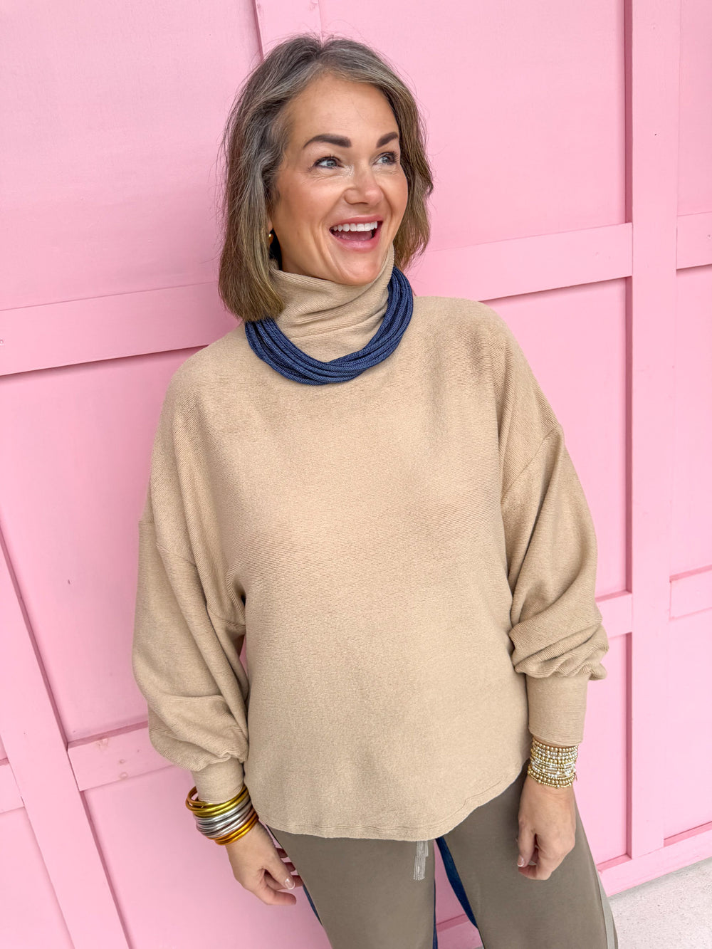 Cozy Wishes Top - Beige