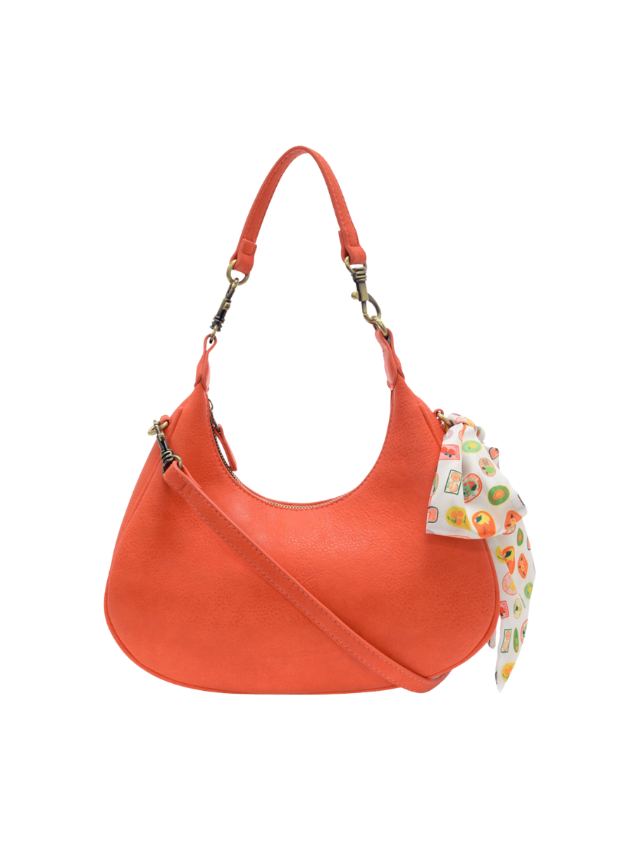 Farmers Market Scarf Convertible Crossbody Orange purse pink shoulder strap womens boutique jincy's