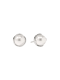JULIE VOS | Penelope Stud - Silver - Pearl