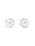 JULIE VOS | Penelope Stud - Silver - Pearl