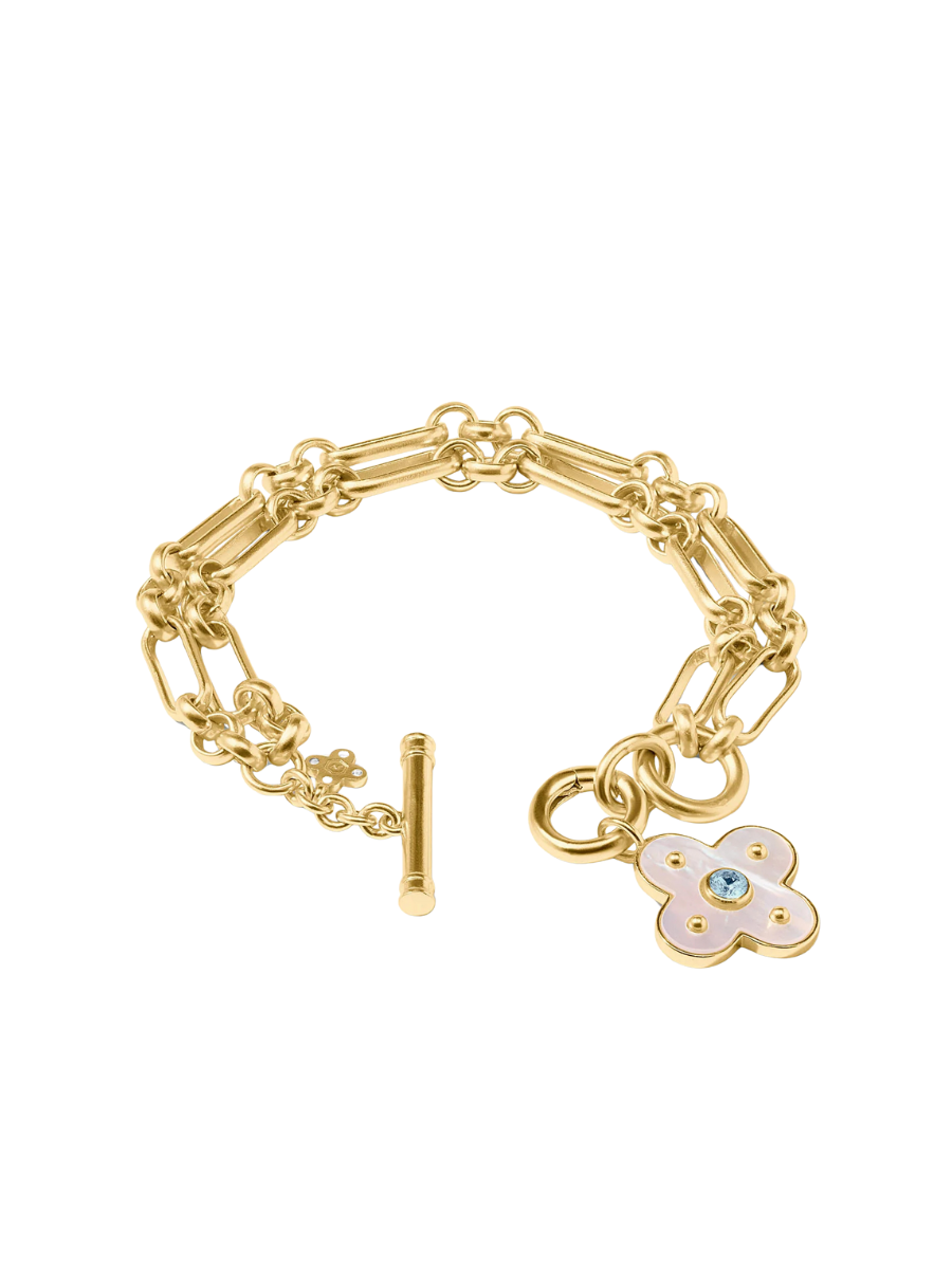 JULIE VOS | Colette Link Bracelet - Champagne