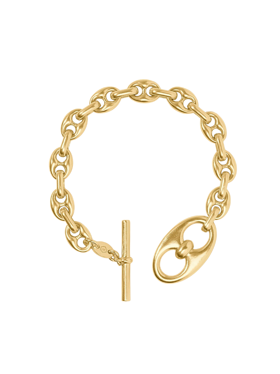 JULIE VOS | Laguna Demi Link Bracelet - Gold